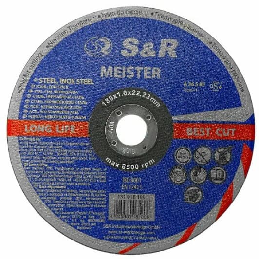 Круг отрезной S&R Meister 131016180 180 мм