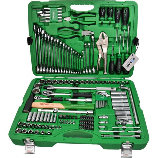 Набор инструментов Toptul GCAI150R 1/2", 1/4" 150 шт.