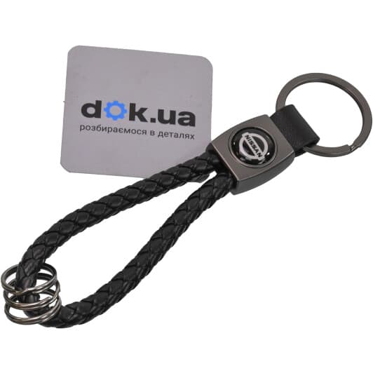 Брелок Vitol з логотипом Nissan чорний 48795