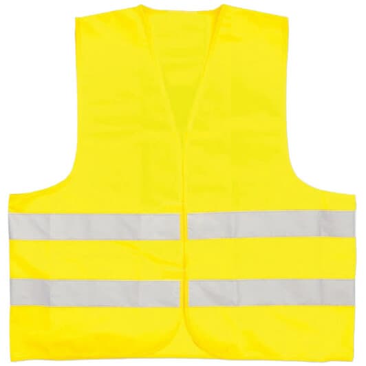Жилет светоотражающий Steel Power желтый с горизонтальными полосами