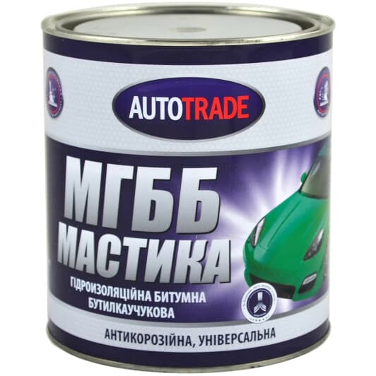 Антикор AutoTrade Мастика битумно-бутилкаучуковый черный (2,4 кг)