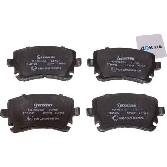 000 083B-SX Stellox Гальмівні колодки