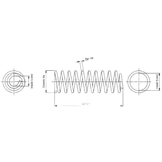SP3758 Monroe Пружина підвіски