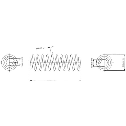 SP3617 Monroe Пружина подвески для BMW X3
