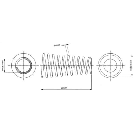 SP3704 Monroe Пружина підвіски для Toyota Avensis Verso