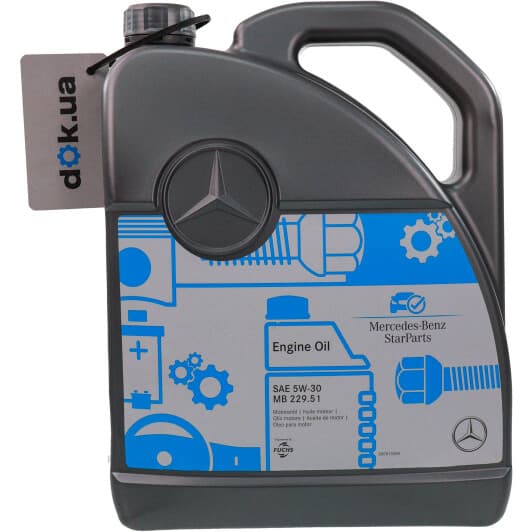Mercedes-Benz MB 229.51 5W-30 (5 л) моторна олива