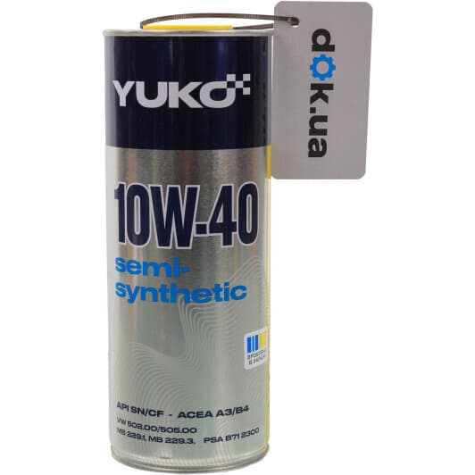 Yuko Semisynthetic 10W-40 (1 л) моторное масло