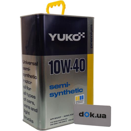 Yuko Semisynthetic 10W-40 (4 л) моторна олива