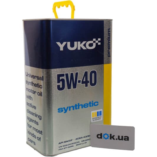 Yuko Synthetic 5W-40 (4 л) моторное масло