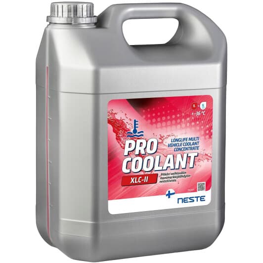 Концентрат антифризу Neste Pro Coolant XLC-II G12+ червоний