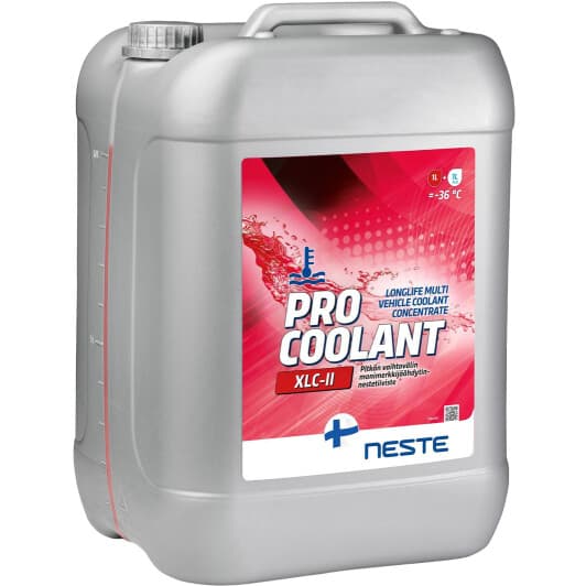 Концентрат антифриза Neste Pro Coolant XLC-II G12+ красный