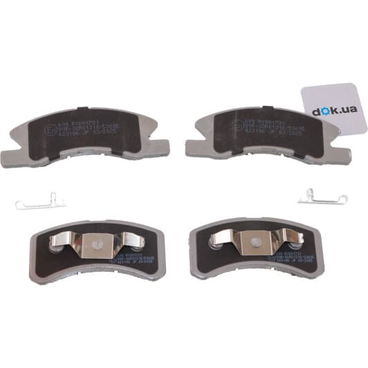 PA-609AF Japanparts Тормозные колодки