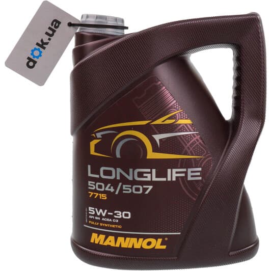 Mannol Longlife 504/507 5W-30 (5 л) моторное масло