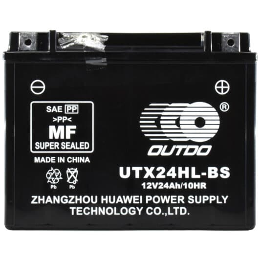 Аккумулятор Outdo 6 CT-24-R Super MF Sealed UTX24HL-BS