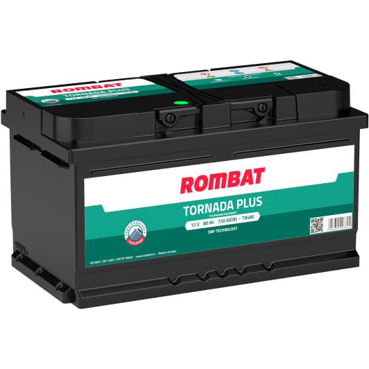 Акумулятор Rombat 6 CT-80-R Tornada Plus TB480