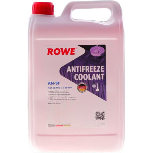 Концентрат антифризу Rowe Hightec Antifreeze AN-SF G12 червоний