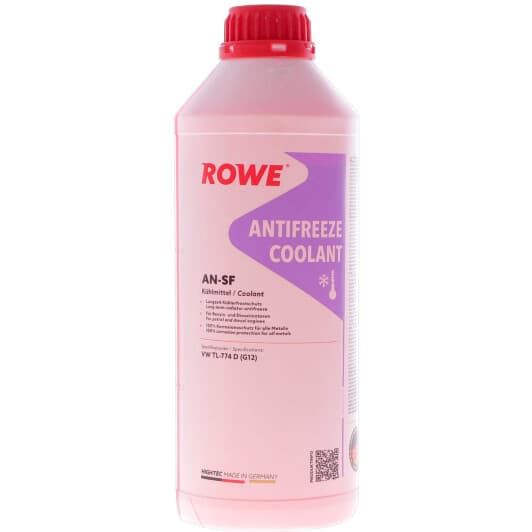 Концентрат антифризу Rowe Hightec Antifreeze AN-SF G12 червоний