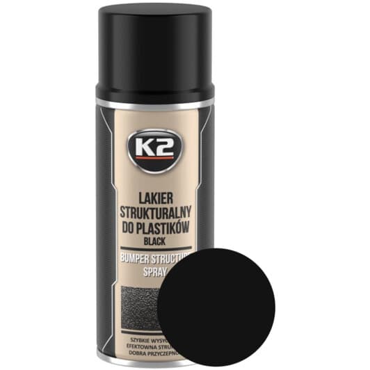 Аерозольна фарба K2 чорна 400 мл
