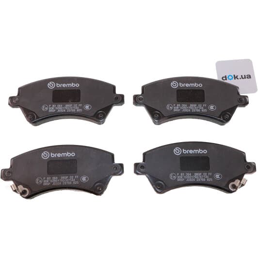 P 83 064 Brembo Тормозные колодки для Toyota Corolla