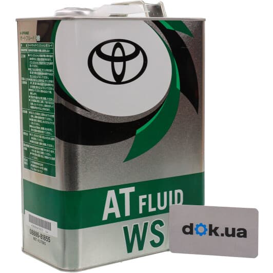 Toyota ATF WS (Азия) (4 л) трансмиссионное масло