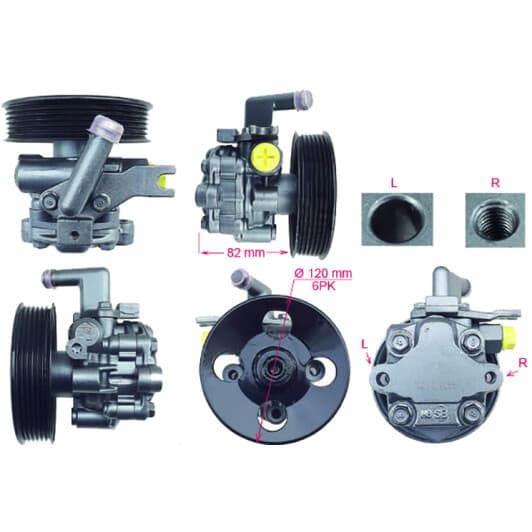 hy010r MSG (відновлення) Насос ГУР для Hyundai Tucson