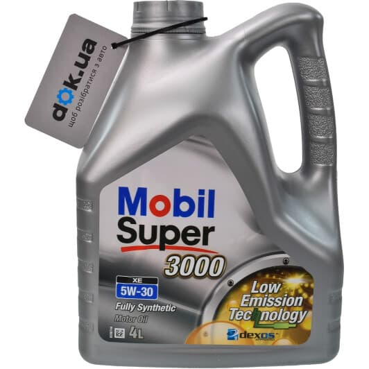 Mobil Super 3000 XE 5W-30 (4 л) моторное масло