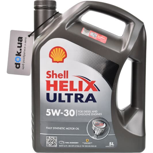 Shell Helix Ultra 5W-30 (5 л) моторное масло