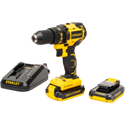 Шуруповерт Stanley аккумуляторный SBD20D2K (2 аккумулятора + ЗУ + чехол)