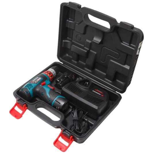 Шурупокрут Forsage акумуляторний CDA12V-Li-ion (2 акумулятори + ЗП + чохол)