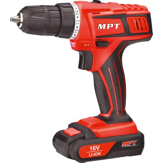 Шуруповерт MRT аккумуляторный MCDT1626B2 (2 аккумулятора + ЗУ + чехол)