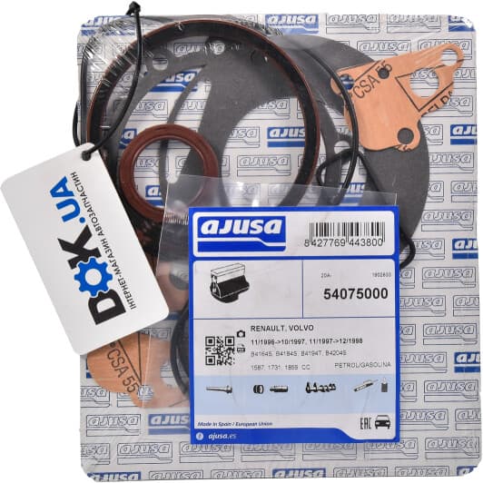 54075000 Ajusa Комплект прокладок блока двигуна