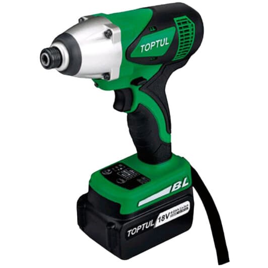 Шурупокрут Toptul акумуляторний KPBA0840E (2 акумулятори + ЗП + чохол)