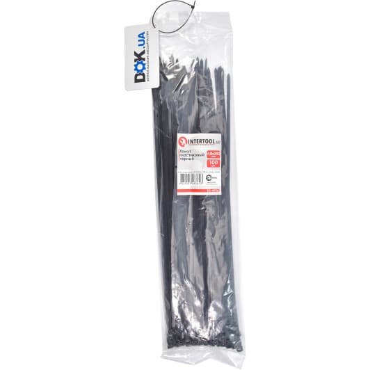 Стяжка Intertool TC-4836 350 мм 4,8 мм 100 шт