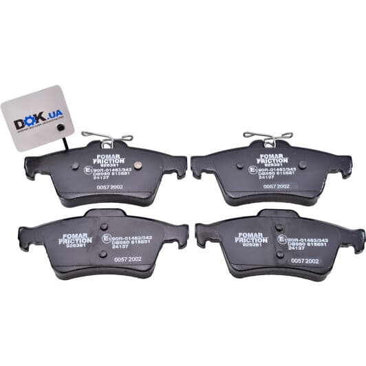 FO926381 Fomar Тормозные колодки
