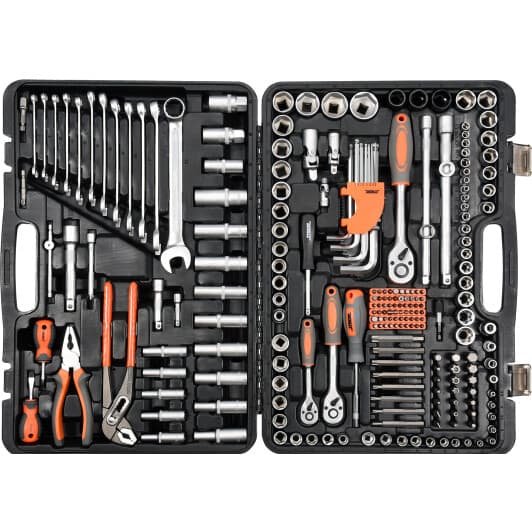 Набір інструментів STHOR 58693 1/2", 3/8", 1/4" 225 шт.