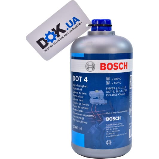 Гальмівна рідина Bosch DOT 4 пластик