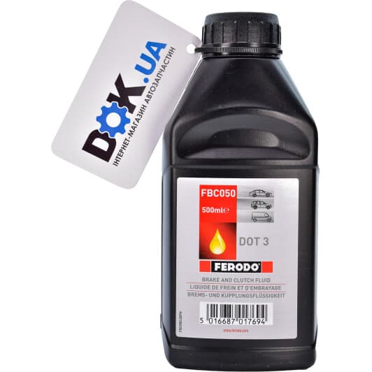 Тормозная жидкость Ferodo Synthetic DOT 3 пластик