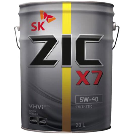 ZIC X7 5W-40 (20 л) моторна олива