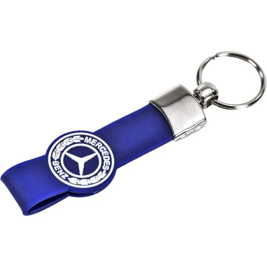 Брелок AutoTechteile з логотипом Mercedes-Benz синій MB7