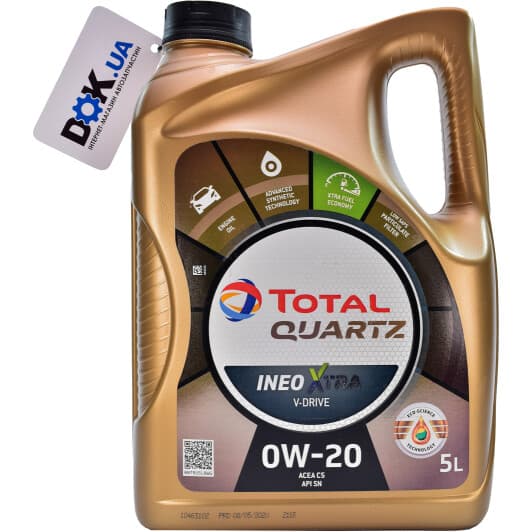 Total Quartz Ineo Xtra V-Drive 0W-20 (5 л) моторное масло