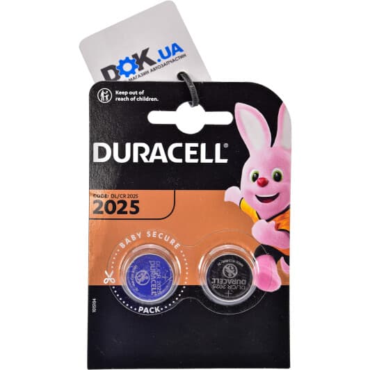 Батарейка Duracell 6409618 CR2025 3 V 2 шт