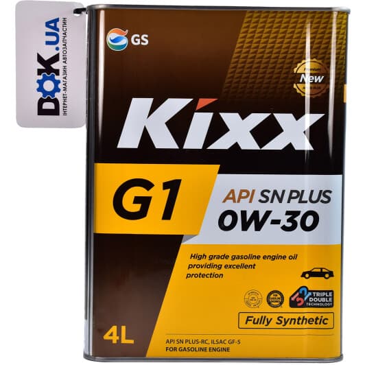 Kixx G1 SN Plus 0W-30 (4 л) моторное масло
