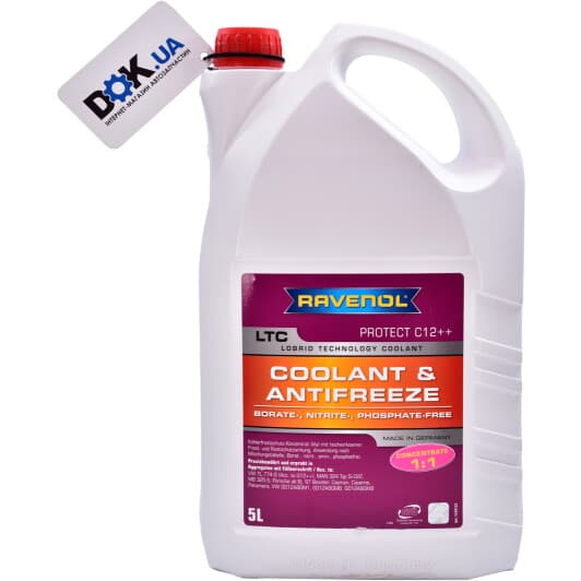 Ravenol LTC Protect C12++ G12++ фіалковий 5 л концентрат антифризу
