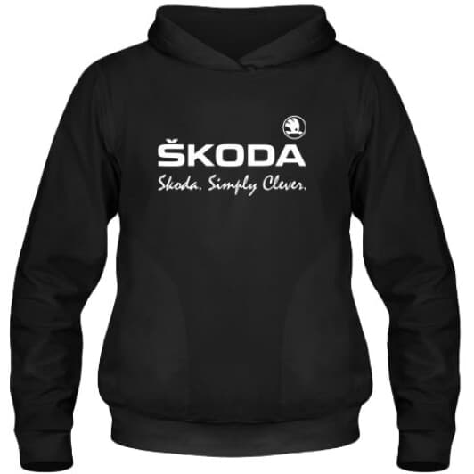 Кенгурушка чоловіча утеплена Globuspioner Skoda Simply Clever спереду чорний