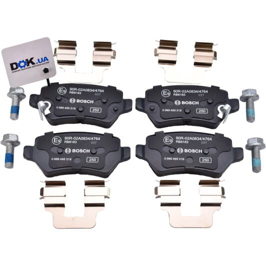 0986495319 Bosch Гальмівні колодки
