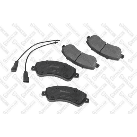 1261002BSX Stellox Гальмівні колодки