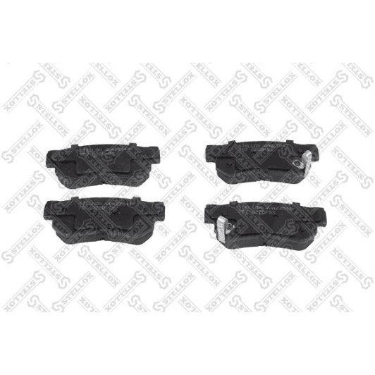 757 022B-SX Stellox Гальмівні колодки