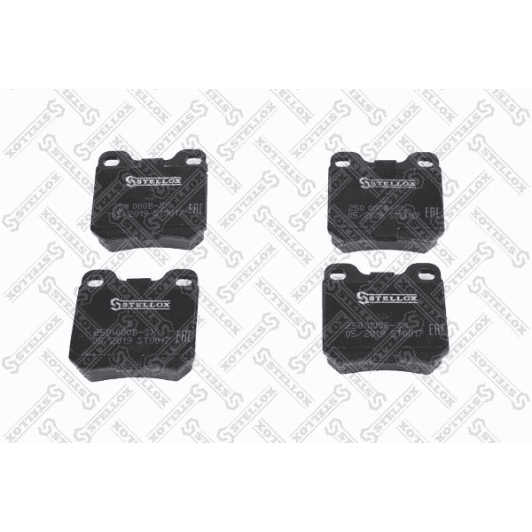 250000BSX Stellox Гальмівні колодки