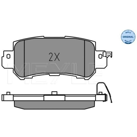 0252554014 Meyle Гальмівні колодки