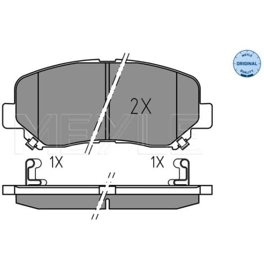 0252556416 Meyle Тормозные колодки для Mazda CX-5